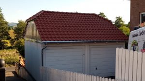Stauraum auf einer Garage und gleichzeitig abdichtung eines Garagendaches